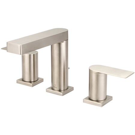 Olympia Two Handle Lavatory Widespread Faucet in PVD Brushed Nickel L-7402-BN